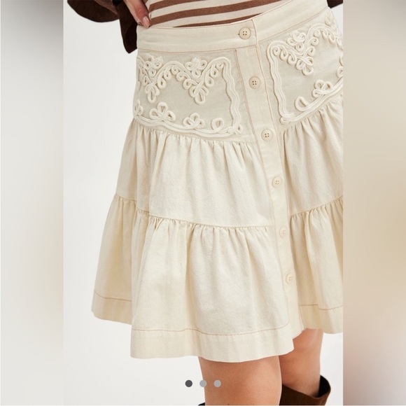 Free People August Mini Skirt SM - Picture 1 of 8